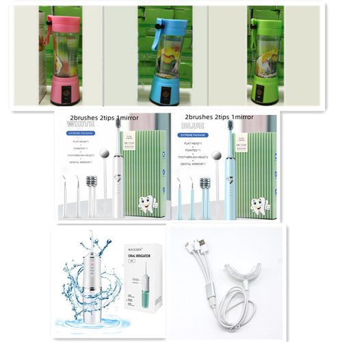 Przenośny blender z portem USB — mini mikser kuchenny do przygotowywania soków z owoców.