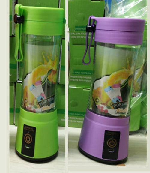 Przenośny blender z portem USB — mini mikser kuchenny do przygotowywania soków z owoców.