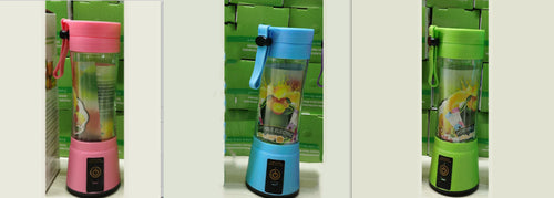 Przenośny blender z portem USB — mini mikser kuchenny do przygotowywania soków z owoców.