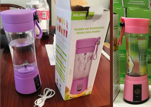 Przenośny blender z portem USB — mini mikser kuchenny do przygotowywania soków z owoców.