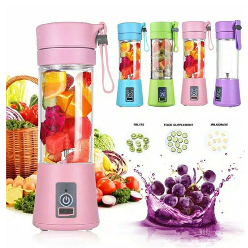 Przenośny blender z portem USB — mini mikser kuchenny do przygotowywania soków z owoców.