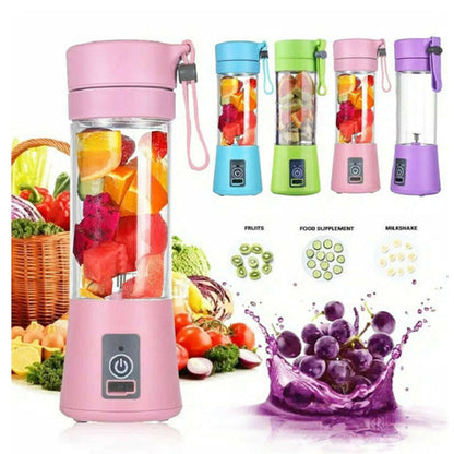 Przenośny blender z portem USB — mini mikser kuchenny do przygotowywania soków z owoców.