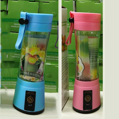 Przenośny blender z portem USB — mini mikser kuchenny do przygotowywania soków z owoców.