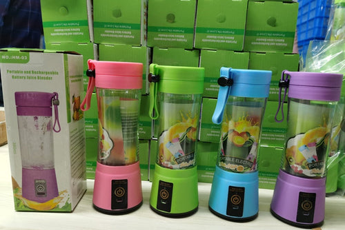 Przenośny blender z portem USB — mini mikser kuchenny do przygotowywania soków z owoców.